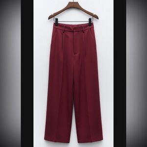 Women's Burgundy Pants
